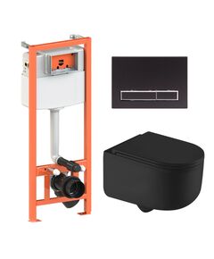 Комплект Qtap Taurus Ultra Quiet: підвісний унітаз + Nest інсталяція 4в1, фото  | SNABZHENIE.com.ua