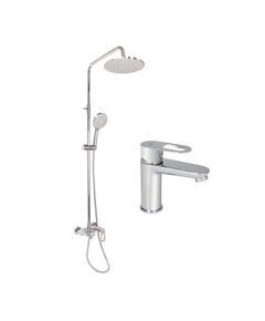 Набор смесителей Latwa 001 и 1030 хром, фото  | SNABZHENIE.com.ua