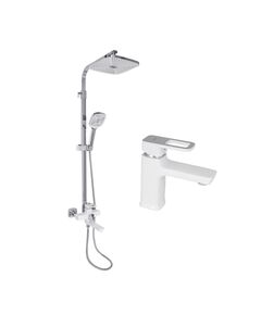 Набір змішувачів Wawel 001 та Wawel 1030 White &ndash; стиль і якість, фото  | SNABZHENIE.com.ua