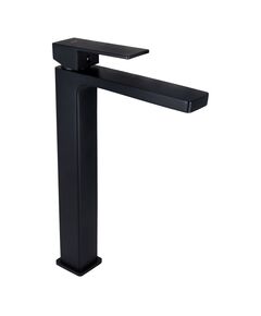 Смеситель для раковини Qtap Gemini високий Чорний Матовий, фото  | SNABZHENIE.com.ua