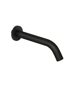 Злив Qtap Vytok 200 мм круглий для прихованого монтажу, чорний матовий, фото  | SNABZHENIE.com.ua