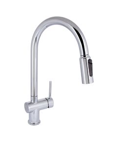 Смеситель для кухні Qtap Rozcesti з вивідним зливом, підключенням для води, фото  | SNABZHENIE.com.ua