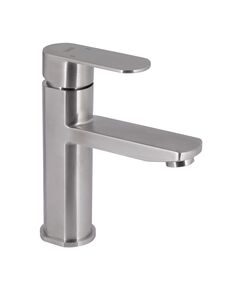 Змішувач для раковини Lidz Luna 001F (k35) Нікель, фото  | SNABZHENIE.com.ua