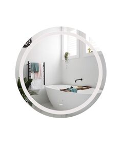 Зеркало Lidz Aria R800 с LED, антизапотеванием, диммером, регулировкой яркости, фото  | SNABZHENIE.com.ua