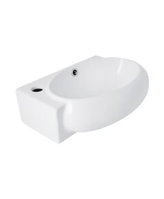 Раковина Qtap Leo 430x290x140 см, белая, фото  | SNABZHENIE.com.ua