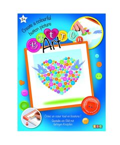 Набір для творчості Sequin Art Button Сердечко 26*26см, фото  | SNABZHENIE.com.ua