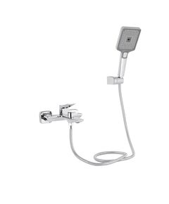 Смеситель для ванни Qtap Presto з душовим гарнітуром QTPRE259CRM45574 хром, фото  | SNABZHENIE.com.ua