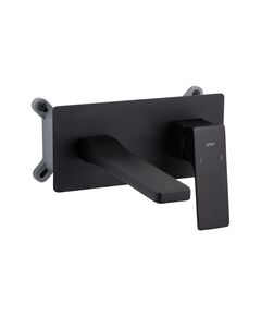 Змішувач для раковини Qtap Gemini прихованого монтажу QTGEM273BLM45694 чорний матовий, фото  | SNABZHENIE.com.ua