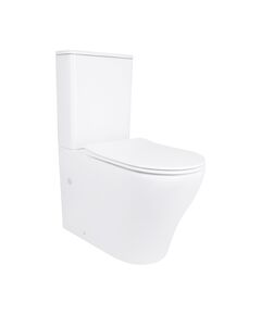 Унітаз Qtap Virgo Ultra Quiet безободковий з сидінням Soft-Close, білий, фото  | SNABZHENIE.com.ua