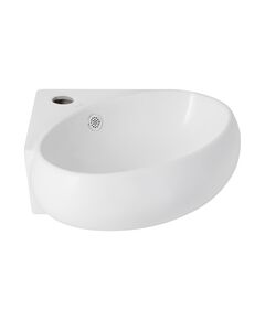 Раковина Qtap Leo 390x365x130 см, белая, фото  | SNABZHENIE.com.ua