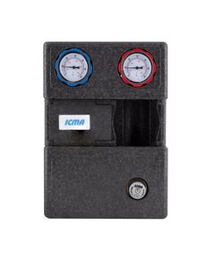 Насосна група Icma з ручним регулюванням і термостатичним змішувачем праве підключення 1 1/2x3/4 №R004, фото  | SNABZHENIE.com.ua