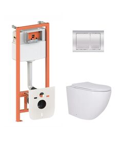 Подвесной унитаз Robin с инсталляцией Nest 4 в 1, фото  | SNABZHENIE.com.ua