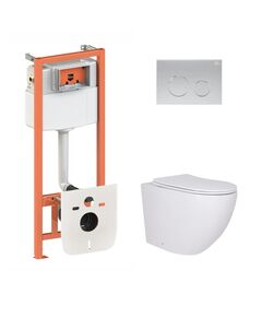 Подвесной унитаз Robin с инсталляцией Nest 4 в 1 для ванной, фото  | SNABZHENIE.com.ua