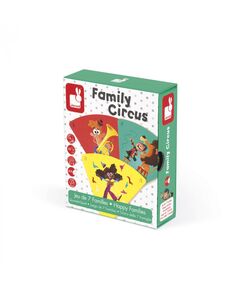 Настільна гра Janod Happy Families Цирк, фото  | SNABZHENIE.com.ua