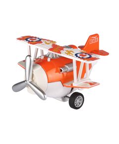 Літак металевий інерційний Same Toy Aircraft помаранчевий, фото  | SNABZHENIE.com.ua