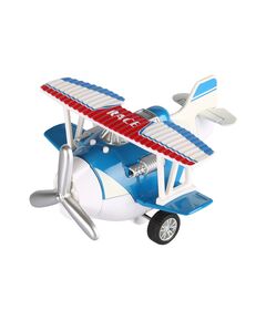 Літак металевий інерційний Same Toy Aircraft синій, фото  | SNABZHENIE.com.ua