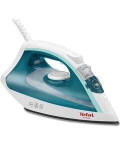 Праска Tefal Virtuo, 1800Вт, 200мл, паровий удар -80гр, постійна пара - 24гр, керам. підошва, біло-бірюзовий, фото  | SNABZHENIE.com.ua