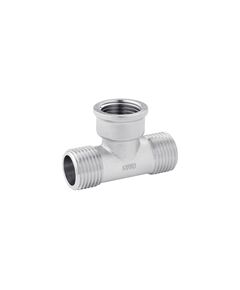 Тройник Karro 1/2 НВН нікельований KR-3213, фото  | SNABZHENIE.com.ua