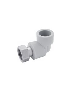 Колено PPR Rozma 25х3/4 с накидной гайкой, фото  | SNABZHENIE.com.ua