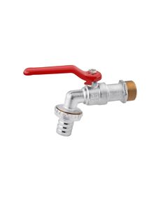 Кран для поливу Karro 3/4 PN40 нікельований KR-2001, фото  | SNABZHENIE.com.ua