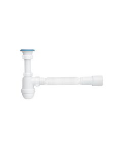 Сифон ANIplast для раковини з випуском 70 мм та гнучкою трубою 40х40/50 мм, фото  | SNABZHENIE.com.ua