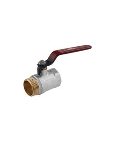 Кран шаровий STA 1 ВН PN30 з ручкою, нікельований, фото  | SNABZHENIE.com.ua