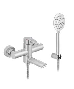 Смеситель для ванны Kroner KRP Нержавеющая сталь Классический, фото  | SNABZHENIE.com.ua