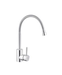 Змішувач для кухні Kroner KRP з гнучким виливом - ESG035-1, класичний, фото  | SNABZHENIE.com.ua