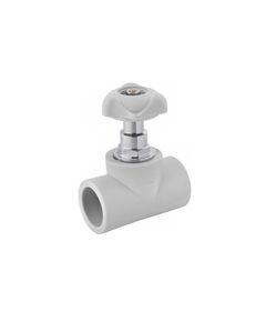 Вентиль прямоточный PPR Rozma 20 мм для трубопроводів, фото  | SNABZHENIE.com.ua