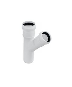 Тройник для внутрішньої каналізації Rozma 32х32/45°, фото  | SNABZHENIE.com.ua