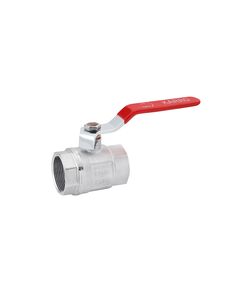 Кран шаровой Karro Standart+ 1 1/2 ВВ PN40 с никелированной ручкой, фото  | SNABZHENIE.com.ua