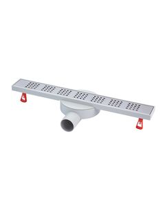 Лінійний трап Geberit GB1-138, 50 см, з поворотним сифоном 360&deg;, фото  | SNABZHENIE.com.ua