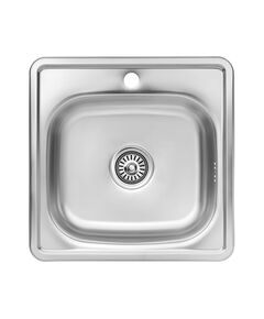 Кухонна мийка Kroner KRP Satin 4848 (0,6 мм), фото  | SNABZHENIE.com.ua