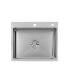 Кухонна мийка Kroner KRP Geb&uuml;rstet 6050HM (3.0/1.0 мм), фото  | SNABZHENIE.com.ua