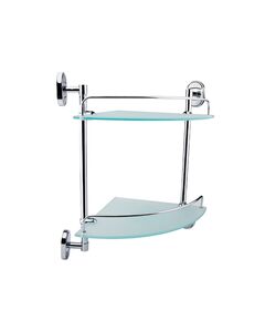 Кутова полка для ванної кімнати Kroner KRM Elbe - ACG2907-2, фото  | SNABZHENIE.com.ua