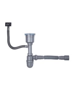 Сифон для кухонної мийки Kroner KRP Siphon - 021 3 1/2х50/40 мм, фото  | SNABZHENIE.com.ua