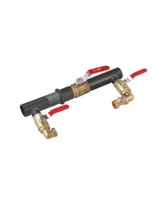 Байпас короткий в зборі STA (DN) 40 з краном - високоякісний комплект, фото  | SNABZHENIE.com.ua