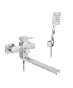 Смеситель для ванны Kroner KRP Edelstahl Kubus ESG070 CV023011, фото  | SNABZHENIE.com.ua