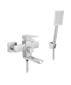 Смеситель для ванны Kroner KRP ESG060, нержавеющая сталь Кубус, CV023012, фото  | SNABZHENIE.com.ua