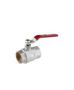 Шаровой кран STA Premium 1 ВВ PN40, никелированный, с ручкой, фото  | SNABZHENIE.com.ua