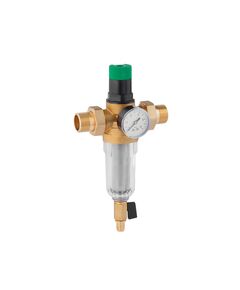 Фильтр самоочищающийся с редуктором давления Karro 1 НН латунный KR-8800, фото  | SNABZHENIE.com.ua