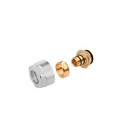 Евроконус Karro 16х3/4 ВВ никелированный металлопластиковый, фото  | SNABZHENIE.com.ua