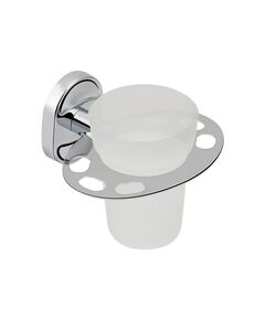 Стакан для ванної кімнати Kroner KRM Elbe з тримачем для зубних щіток, фото  | SNABZHENIE.com.ua