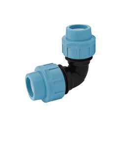 Колено ПЭ Rozma 20x20 мм для труб, фото  | SNABZHENIE.com.ua