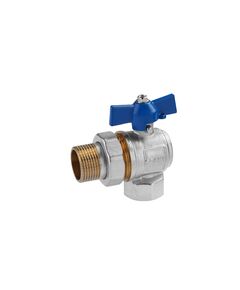 Кран-американка шаровий кутовий 3/4 PN30 - якісний клапан, фото  | SNABZHENIE.com.ua