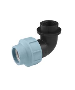 Колено ПЭ SantehPlast 50х1 1/2" РВ, фото  | SNABZHENIE.com.ua