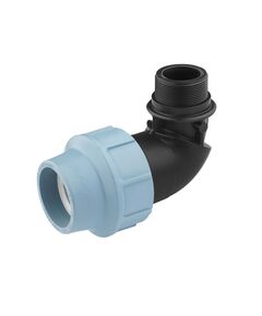 Колено ПЭ SantehPlast 63х2" РН, фото  | SNABZHENIE.com.ua