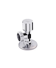 Кран приборный Kroner KRP угловой C402 1/2 х 3/4 НН, фото  | SNABZHENIE.com.ua