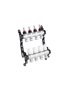 Колектор STA Classic на 4 виходи G1, євроконуси, нержавіюча сталь, фото  | SNABZHENIE.com.ua