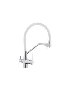 Змішувач для кухні Kroner KRP з нержавіючої сталі з підключенням до фільтра, фото  | SNABZHENIE.com.ua